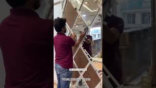 best quality interior mirror LED design #shorts #youtubeshorts #shortvideo #viral #glass glas