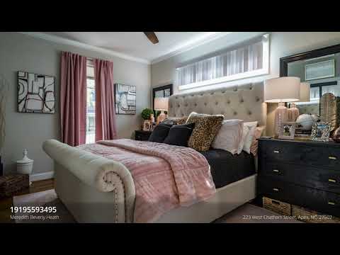 223 West Chatham Street, Apex, NC home video tour