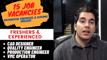 Job Update 2022 - CAD Designers, VMC Operator, Quality & Production Engineer - Solidworks | RVM CAD