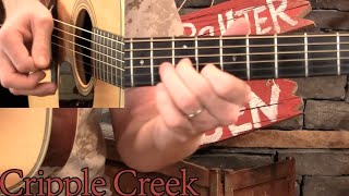 Cripple Creek Guitar Solo Lesson! chords