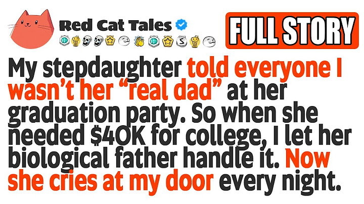 [FULL STORY] Stepdaughter Said I Wasn’t Her “real Dad” At Graduation—now She’s Crying At My Door