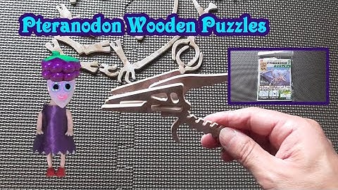 DAISO Pteranodon Wooden Puzzles