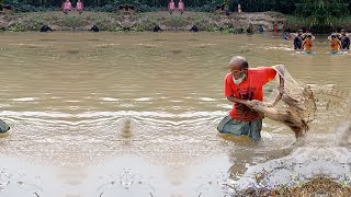 Download Lagu How To Catch Small Fish Amazing Fishing Video in the World - Traditional Net Fishing Video MP3