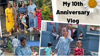 💥My 10th year Anniversary Vlog 🎊 என்னுடைய 10 ஆவது திருமணம் நாள் Vlog // Thursday vlog