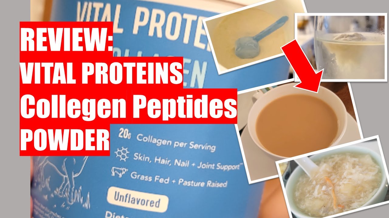 REVIEW Costco VITAL PROTEINS Collagen Peptides Powder YouTube