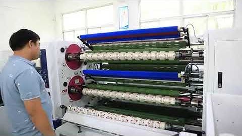 Semi auto 600 super clear bopp masking tape slitter rewinder machine manufacturer