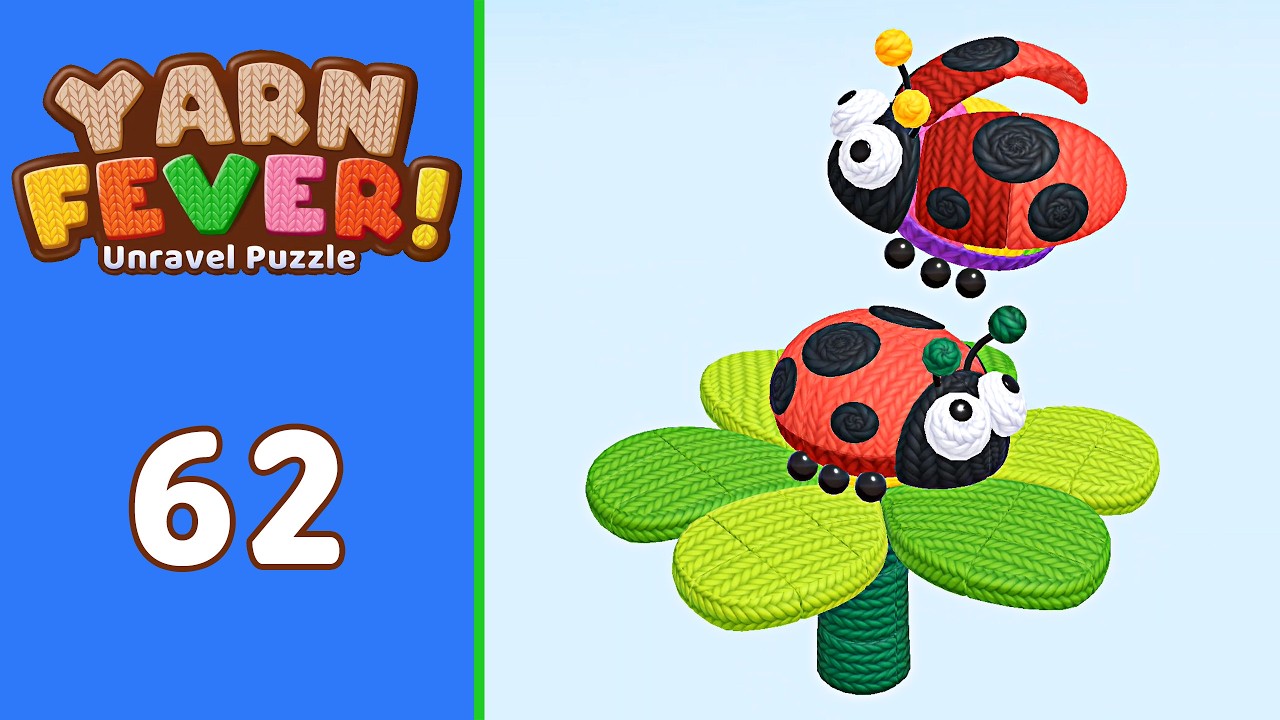 Yarn Fever! Unravel Puzzle Level 62 | Every Puzzle Solved! 🎯