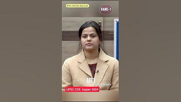 SHAKTI DUBEY Rank 1 / upsc CSE result 2024/ UPSC CSE topper / Air 1