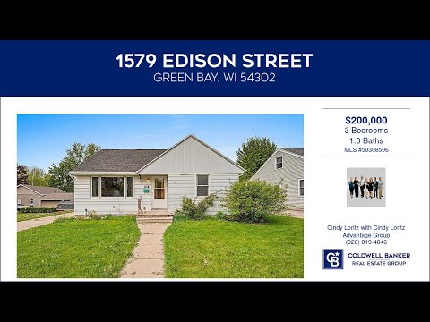 1579 EDISON Street, Green Bay, WI home video tour