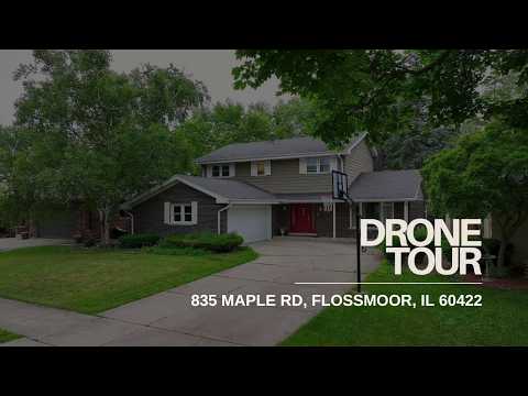 835 Maple Rd, Flossmoor, IL home video tour
