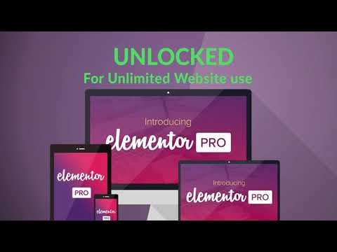 Elementor Pro - Unlocked for Unlimited Website Use