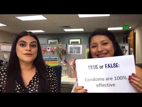 #4 True or False: Condoms are 100% effective