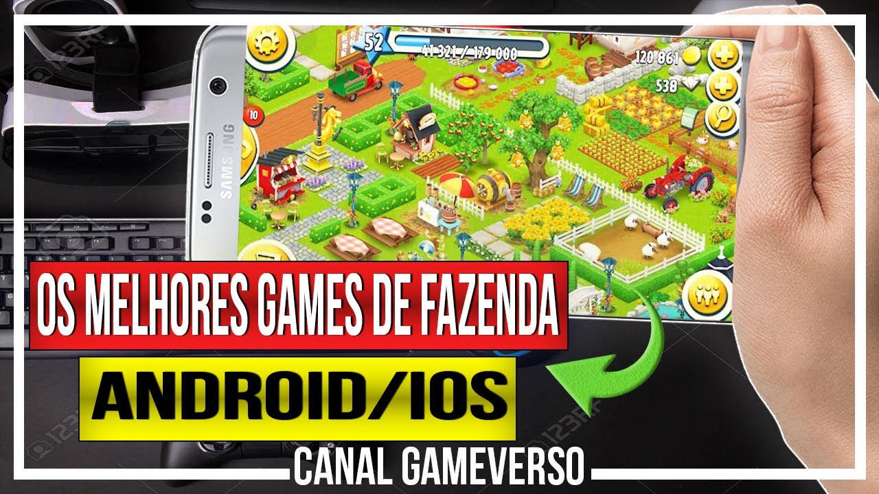 TOP 5 JOGOS DE FAZENDA PARA CELULAR ANDROID E IOS 