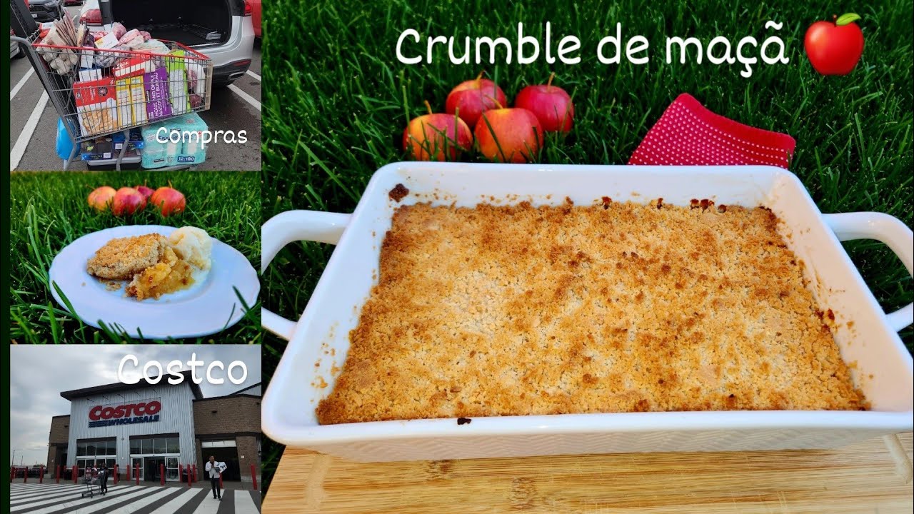 Crumble de Maçã na Thermomix Costco Compras YouTube