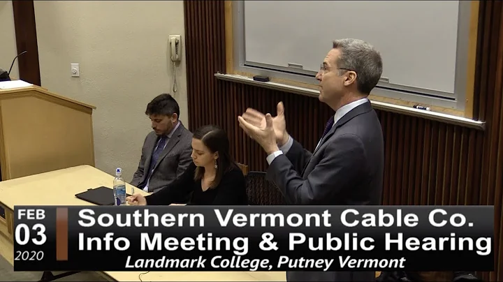 Southern Vermont Cable Company - Info Session and ...