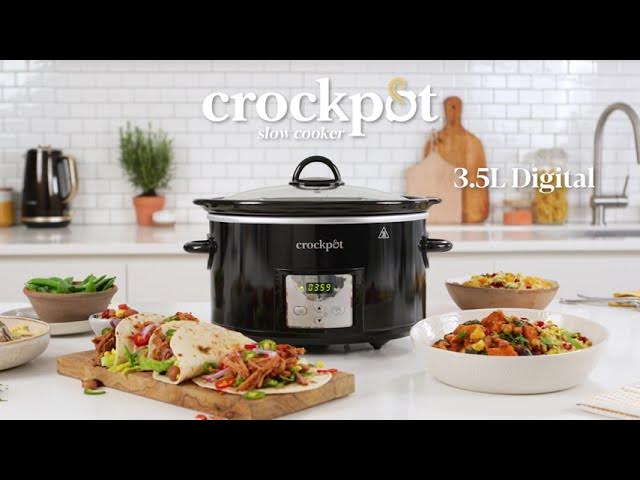 Crock-Pot CSC060X de 3,5 l con tapa abatible modelo digital