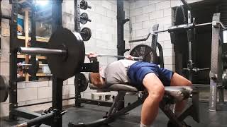 Bench Press 230 x 6 reps