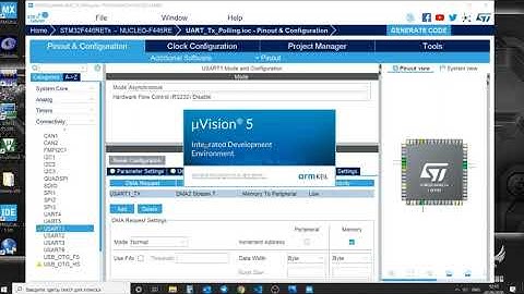 STM32F4 UART TX  Interrupt and DMA. CubeMX and Keil. Способы передачи данных по UART.