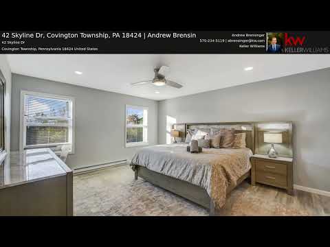 42 Skyline Dr, Covington Township, PA home video tour