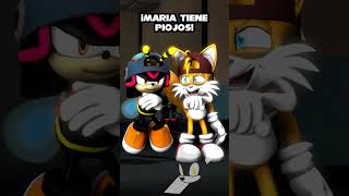  Shadow defiende a María #sonic #shadow #maria #tails #shorts 