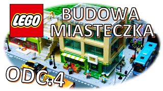 PIERWSZE SKLEPY!  / BUDOWA LEGO MIASTECZKA (4)