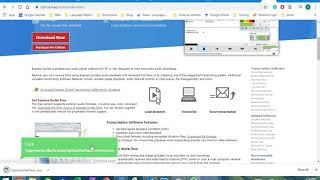 1 Download and setup Express Scribe screenshot 1