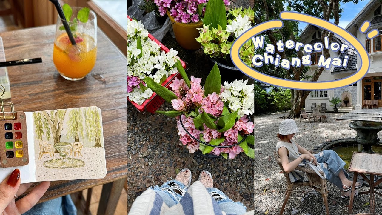 清邁 Vlog：麵包市集・溫馨咖啡館・海鮮自助 | Chiang Mai Vlog · Bread Market, Cozy Café & Seafood Buffet