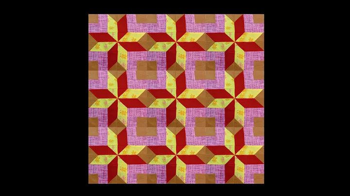 Stop scrolling on this beautiful patchwork block for christmas