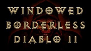 How to Setup Windowed Borderless Gaming for Diablo 2
How to Play Diablo 2 with Windowed Borderless Gaming:
The best way to play Diablo II?
— Comparison of Methods —
Diablo 2 without windowed mode:
+ Mouse is locked to game screen
- Stretches to fit screen, disregarding aspect ratio (ugly)
- Blurry scaling (ugly)
- Slow to start the game; you have to skip the cutscenes
- Slow to Alt+Tab
Diablo 2 via windowed mode shortcut (-w):
+ Quick start
+ Better scaling (crispy pixels = good)
+ Easy Alt+Tab
- Window border takes up screen space
- 800x600 or fit to screen height are the only resolution options
- Mouse isnt locked to game screen
Diablo 2 with Windowed Borderless Gaming:
+ Quick start
+ Better scaling (crispy pixels = good)
+ Easy Alt+Tab
+ Borderless. Game screen fills entire space
+ Set any resolution; keep 4:3 aspect or stretch to fit a widescreen
+ Mouse can be locked to game screen
— HOW TO SETUP — 01:58 —
Windowed Borderless Gaming (WBG) for Diablo 2
1. Download the program (link below). Put the folder somewhere and make a shortcut if you want. Run the program.
2. Run Diablo II from a windowed mode shortcut
To make a windowed mode shortcut: create a shortcut to Diablo II.exe, then right-click on the shortcut, go to properties, add -w to the end of the Target line, outside of the existing quotations and with a space between. It should look like this:
E:GamesDiablo IIDiablo II.exe -w
3. In your system tray, right-click the WBG icon and do Add Game. Then click on your Diablo II window and press F3.
4. Configure the settings from the WBG menu, Settings, Game Settings.
Change the resolution how you like. You can set it to fill your monitors full resolution, or you can retain the games 4:3 aspect ratio by taking your desired Y resolution and dividing it by .75 to get the matching X resolution (eg 1440/.75=1920, giving me a 1920x1440 resolution, which is 4:3).
If desired, enable the Manage mouse option with Lock to game window so you dont accidentally click off-screen while playing.
5. WBG will remember your settings for later. Just run the program, run Diablo II, and the settings should apply automatically.
— FILES —
Windowed Borderless Gaming
https://westechsolutions.net/sites/WindowedBorderlessGaming/download How to Setup Windowed Borderless Gaming for Diablo 2