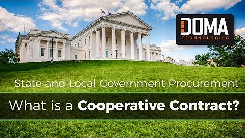 What is a Cooperative Clause? State & Local Government Procurement