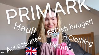 PRIMARK Mini Haul! £30(ish) budget! #uk #haul #primark #budget