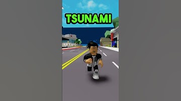 THIS BUTTON MAKES TSUNAMI in BROOKHAVEN! #shorts