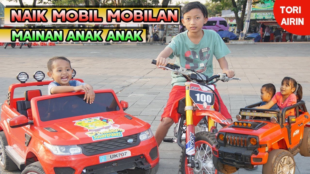 Naik Mobil  Mobilan  Listrik Mainan  Anak Seru Motor Trail 