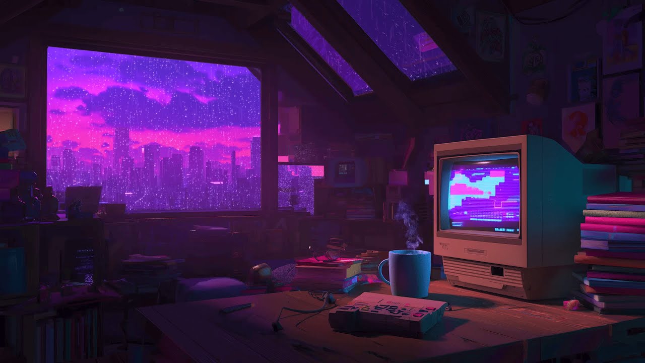 Rainy Night Lofi Beats 🌧 Calm Focus Music for Study, Work, Sleep & Long ...