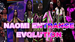 NAOMI WWE 2K ENTRANCE EVOLUTION (2K15-2K22)