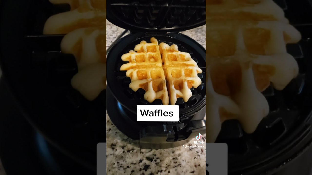 Waffles for our brunch today. 