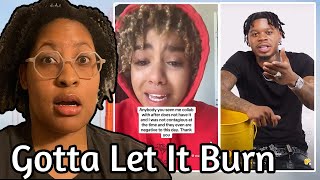 TikToker Danae Davis Claims OF Creator Gucci Third Leg Left Her Burning