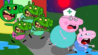 Peppa Run Now, Zombie Appear At The Peppa Pig House!🧟‍♀️ | Peppa Pig Funny Animation