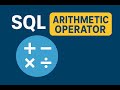 1.Arithmatic operator - SQL