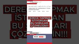 Z'orijinal Soru | YKS'de Derece Yapmak İsteyenlere | Polinom #yks #tyt #ayt  #matematik