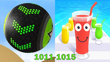 Going Balls VS Juice Run - SpeedRun Gameplay Level 1011-1015