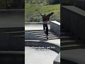 The process of ollieing UP a 6 stair?! #skateboarding #skate #shorts