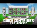 Quick Container V0.3 RELEASE!!! - Texture Pack Minecraft Bedrock Edition