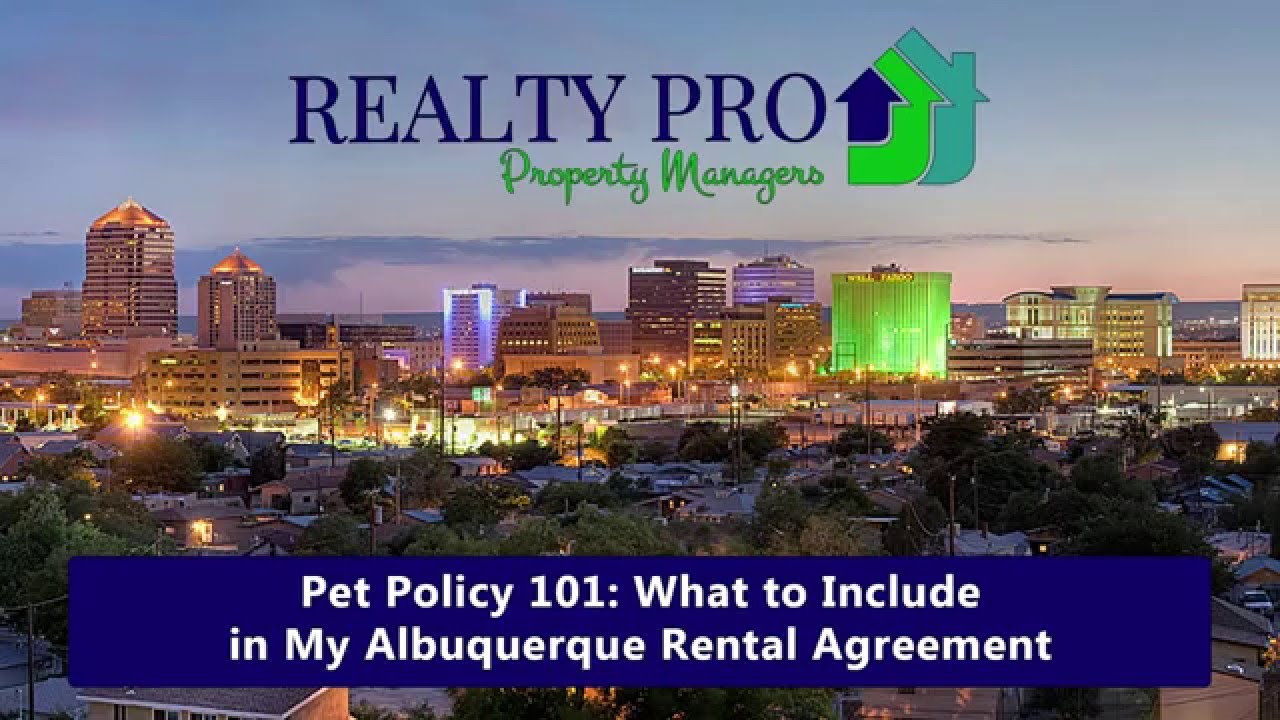 Pet Policy 101 What to Include in My Albuquerque Rental Agreement