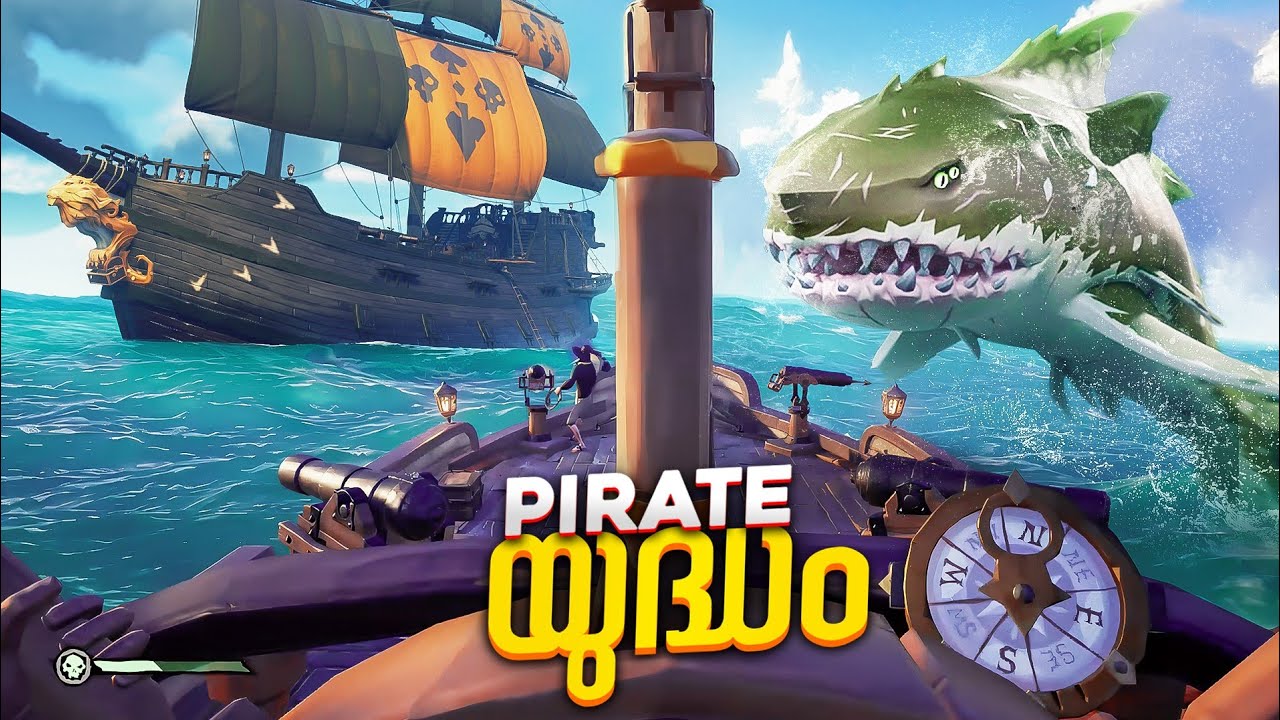 Killing This Megalodon Is Not Easy😬..!!Sea Of Thieves Malayalam Gameplay