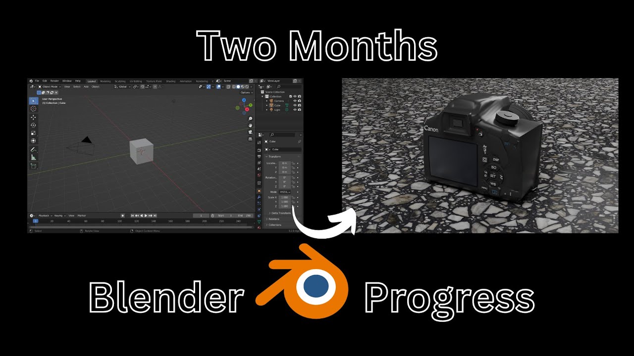 MY TWO MONTH BLENDER PROGRESSION - YouTube