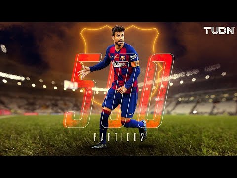 Piqué entra al selecto grupo de los 500 partidos football result