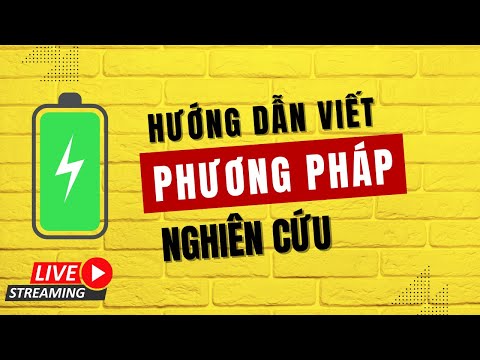 Hướng dẫn viết phương pháp nghiên cứu khoa học -FULL 