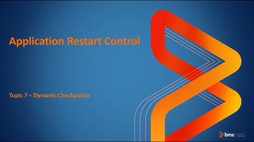 Application Restart Control - 7 - Dynamic Checkpoints
