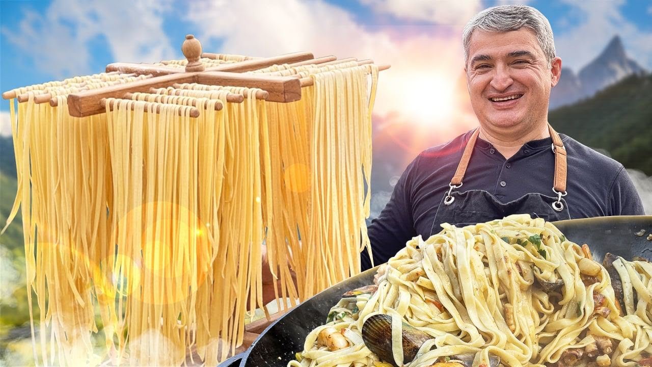 Приготовил ИТАЛЬЯНСКУЮ пасту своими руками | Лучшая паста с МОРЕПРОДУКТАМИ | Блюдо для ценителей